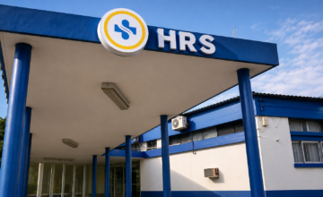 Fachada del Hospital Regional Salto donde fue atendido el hombre herido de bala.