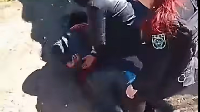 Detención de los implicados en el incidente violento en la vía pública.