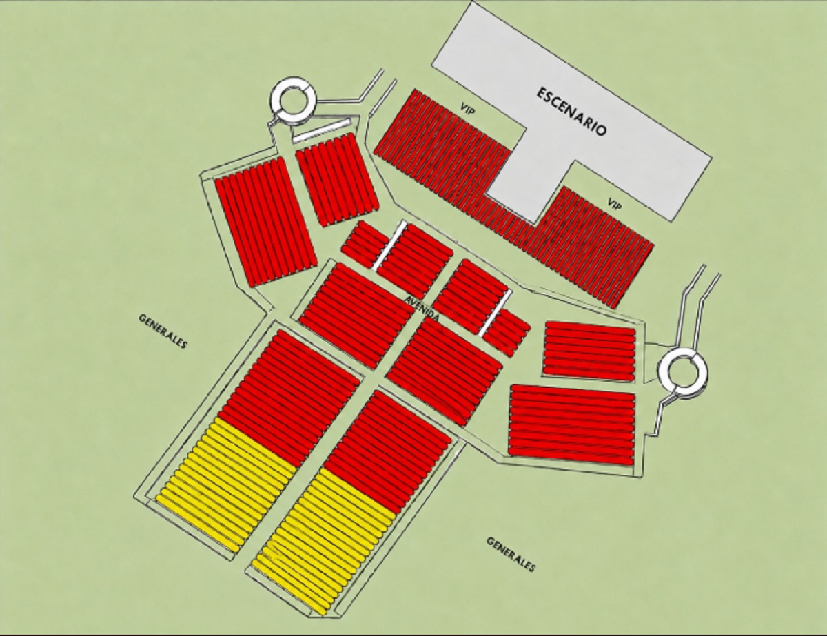 El Parque Harriague en Salto, escenario propuesto para el recital